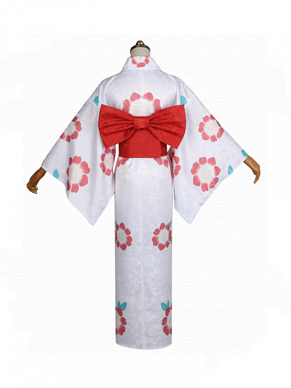 Summer Time Rendering Ushio Kofune Kimono Bathrobe Cosplay Costume 