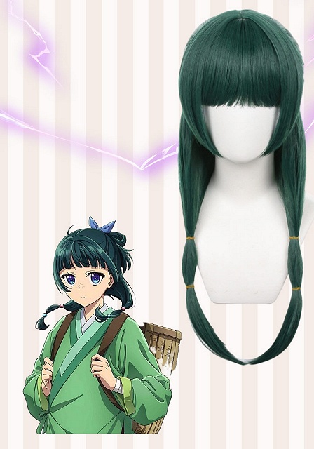 The Apothecary Diaries Maomao Dark Green Cosplay Wig