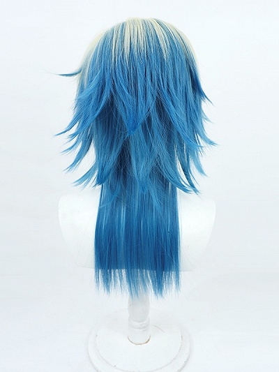 Blue Lock Michael Kaiser Yellow to Blue Ombre Cosplay Wig