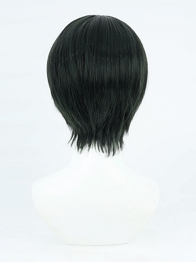 Blue Lock Rin Itoshi Dark Green Cosplay Wig