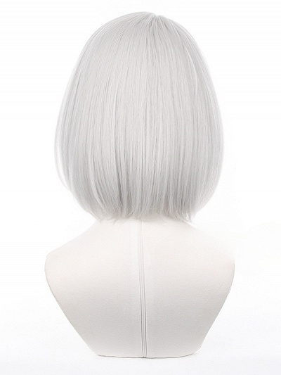Zenless Zone Zero Anby Demara White Cosplay Wig