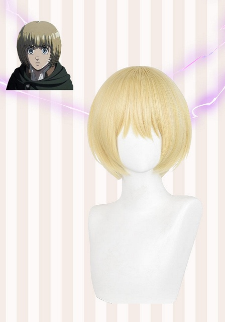 Attack on Titan Training Corps Armin Arlert Yellow Cosplay Wig