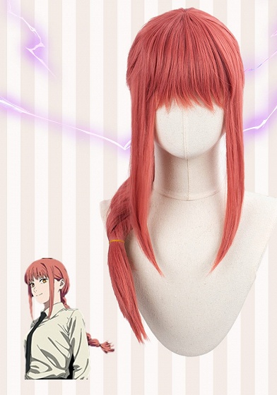Chainsaw Man Makima Pink Cosplay Wig