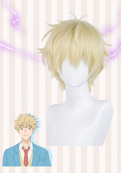  Skip and Loafer Sousuke Shima Blonde Cosplay Wig