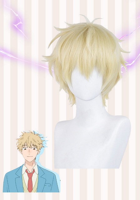  Skip and Loafer Sousuke Shima Blonde Cosplay Wig