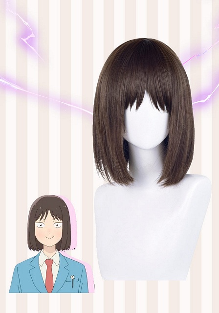  Skip and Loafer Mitsumi Iwakura Brown Cosplay Wig