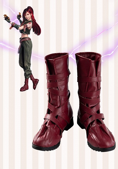 Final Fantasy Ⅶ Ever Crisis Tifa Lockhart Cosplay Shoes