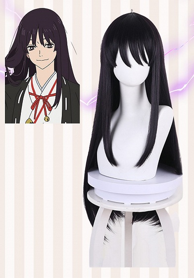 Hell's Paradise: Jigokuraku Aza Tōma Purple Cosplay Wig