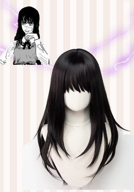 Chainsaw Man Asa Mitaka Black Cosplay Wig
