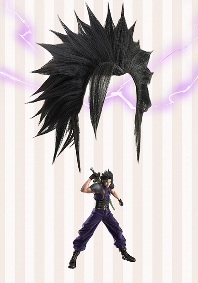 Final Fantasy Ⅶ  Zack Fair Black Cosplay Wig