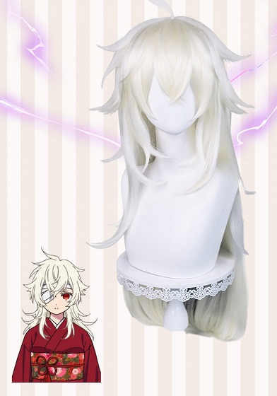 Summer Time Rendering Haine White Cosplay Wig