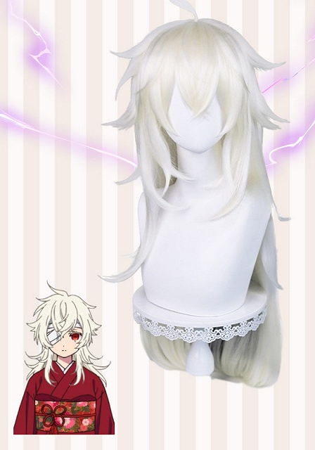 Summer Time Rendering Haine White Cosplay Wig