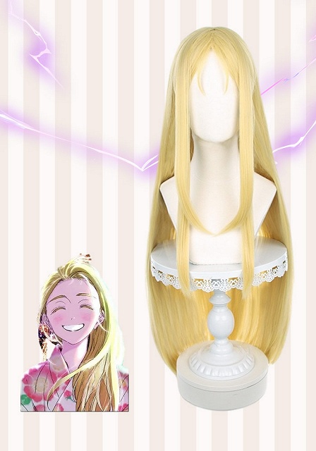 Summer Time Rendering Ushio Kofune Yellow Cosplay Wig