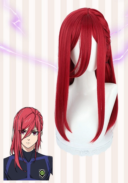 Blue Lock Hyoma Chigiri  Red Cosplay Wig