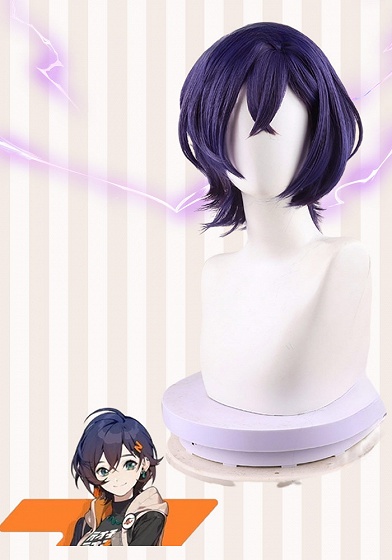 Zenless Zone Zero Belle Purple Cosplay Wig