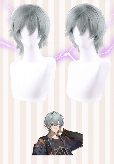 Zenless Zone Zero Wise Grey Cosplay Wig