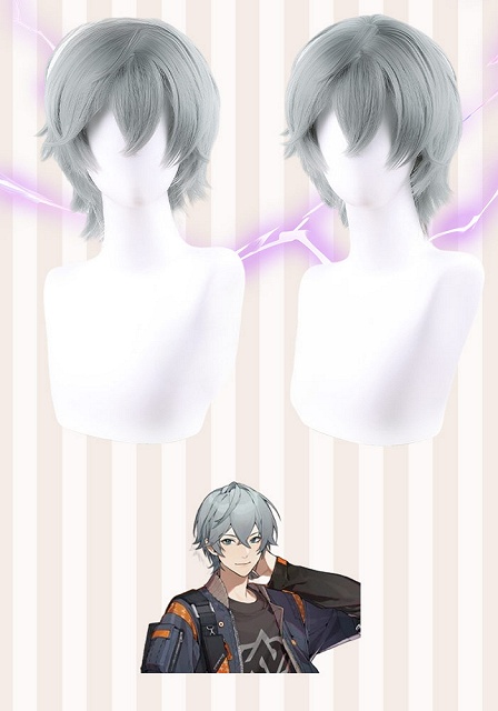 Zenless Zone Zero Wise Grey Cosplay Wig