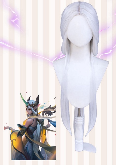 League of Legends Immortal Journey Soraka White Cosplay Wig