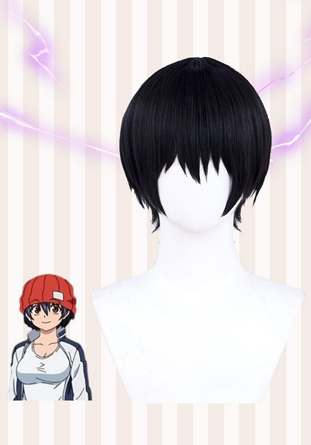 Undead Unluck Fuuko Izumo Black Cosplay Wig