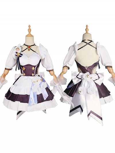 Honkai Impact 3rd Elysia Maid Cosplay Costume