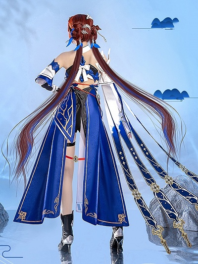 Honkai Impact 3rd  Jade Knight Li Sushang Cosplay Costume 