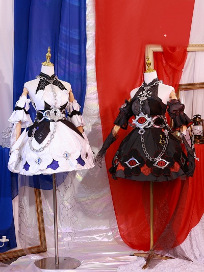 Honkai Impact 3rd Stygian Nymph White/Black Seele Vollerei Cosplay Costume