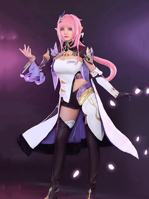 Honkai Impact 3rd Miss Pink Elf Elysia Cosplay Costume 