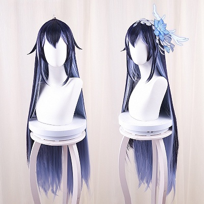 Honkai Impact 3rd Herrscher of Rebirth Seele Vollerei Purple to Blue Ombre Cosplay Wig