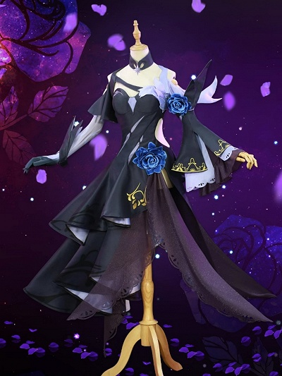 Honkai Impact 3rd Fallen Rosemary Rita Rossweisse Cosplay Costume 