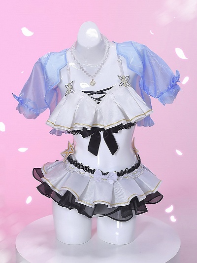 Honkai Impact 3rd  Elysia Swimming Suit Cosplay Costume 