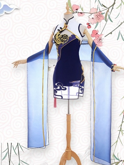 Honkai Impact 3rd Blue Swallow Fu Hua Cosplay Costume