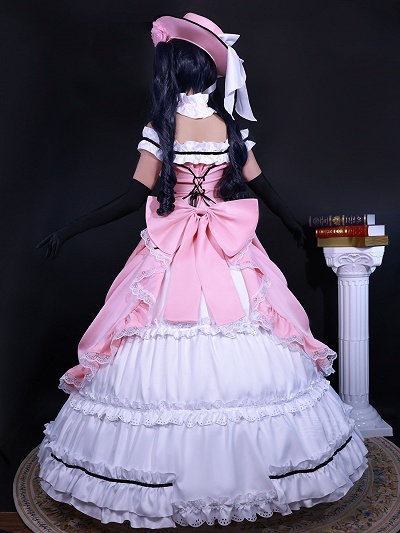 Black Butler Ciel Phantomhive Pink Gown Cosplay Costume