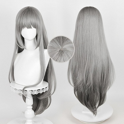 Reverse:1999 Bkornblume Silver-Grey Cosplay Wig