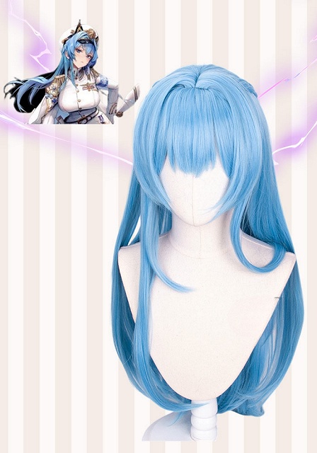 Goddess of Victory: Nikke Helen Blue Cosplay Wig