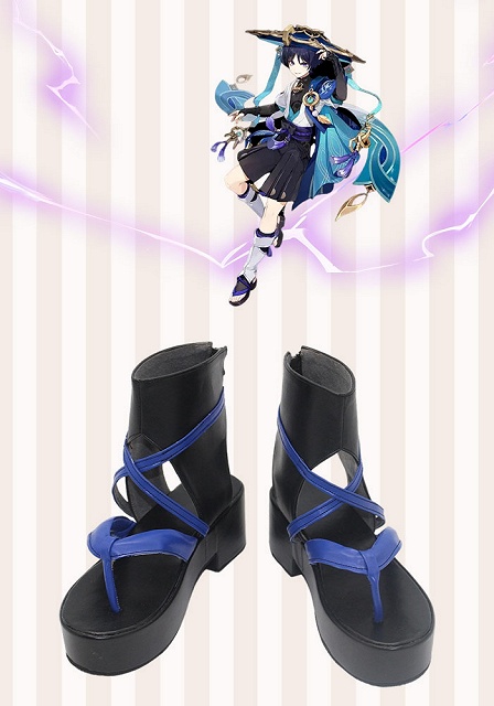 Genshin Impact Scaramouche Wanderer Cosplay Shoes