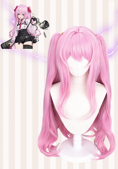 Goddess of Victory: Nikke Yuni Pink Cosplay Wig