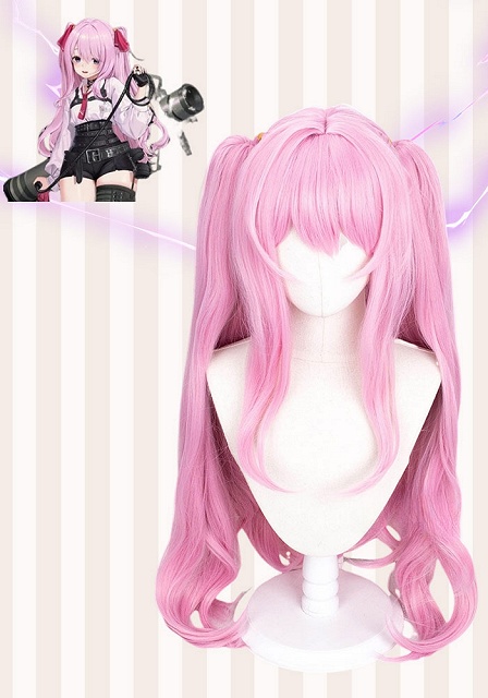 Goddess of Victory: Nikke Yuni Pink Cosplay Wig