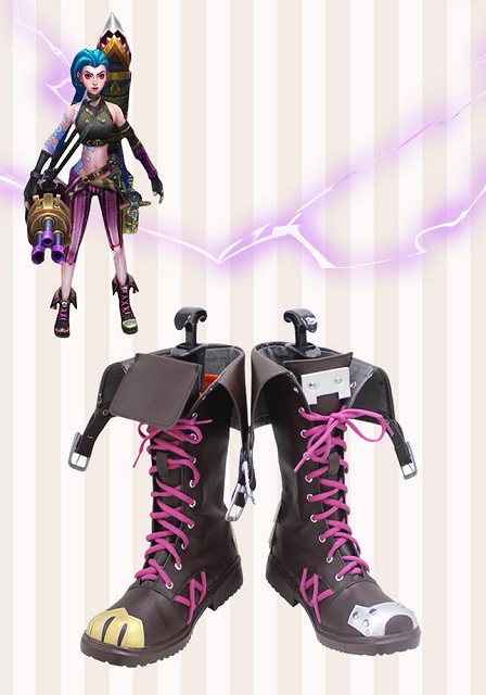 League of Legends Jinx Cosplay Shoes