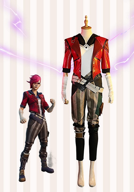 League of Legends Arcane Vi Cosplay Costume