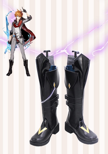 Genshin Impact Tartaglia Cosplay Shoes