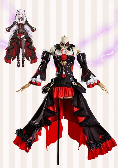 Honkai Impact 3rd  Lunar Vow: Crimson Love Theresa Apocalypse Cosplay Costume