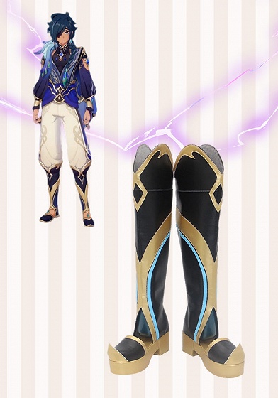 Genshin Impact Kaeya Alberich Sailwind Shadow Skin Cosplay Shoes
