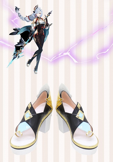 Genshin Impact Shenhe Cosplay Shoes