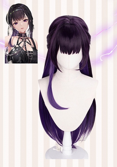 Goddess of Victory: Nikke Mihara Purple Cosplay Wig
