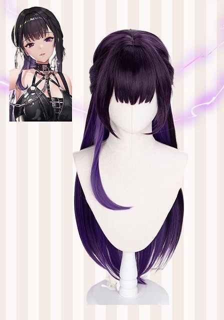 Goddess of Victory: Nikke Mihara Purple Cosplay Wig