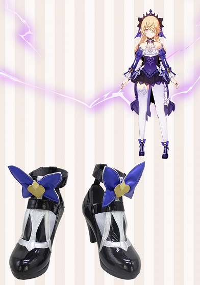 Genshin Impact Fischl Cosplay Shoes