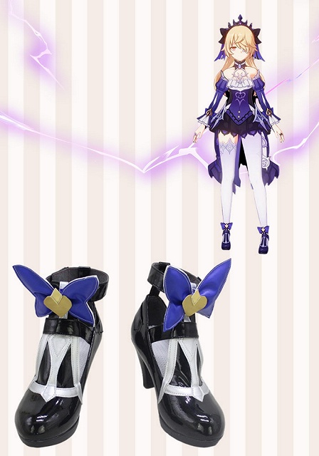 Genshin Impact Fischl Cosplay Shoes
