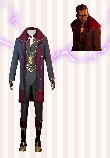 League of Legends Arcane Silco Outwear Cosplay Costume