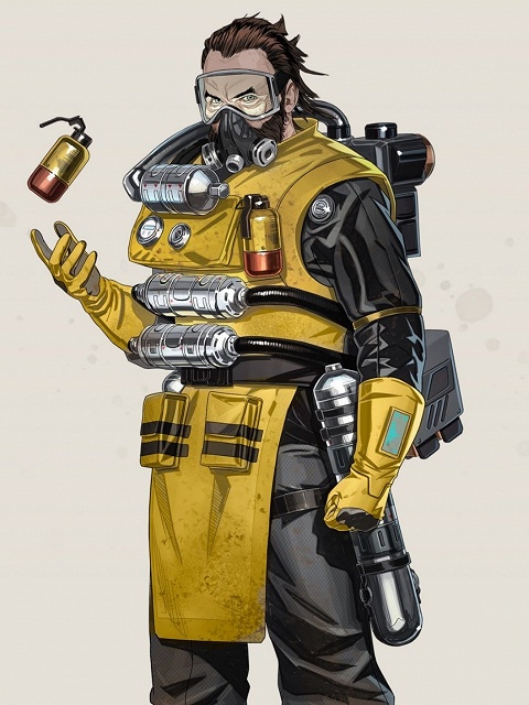Apex Legends Caustic Cosplay Costume 