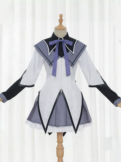 Puella Magi Madoka Magica Homura Akemi Cosplay Costume